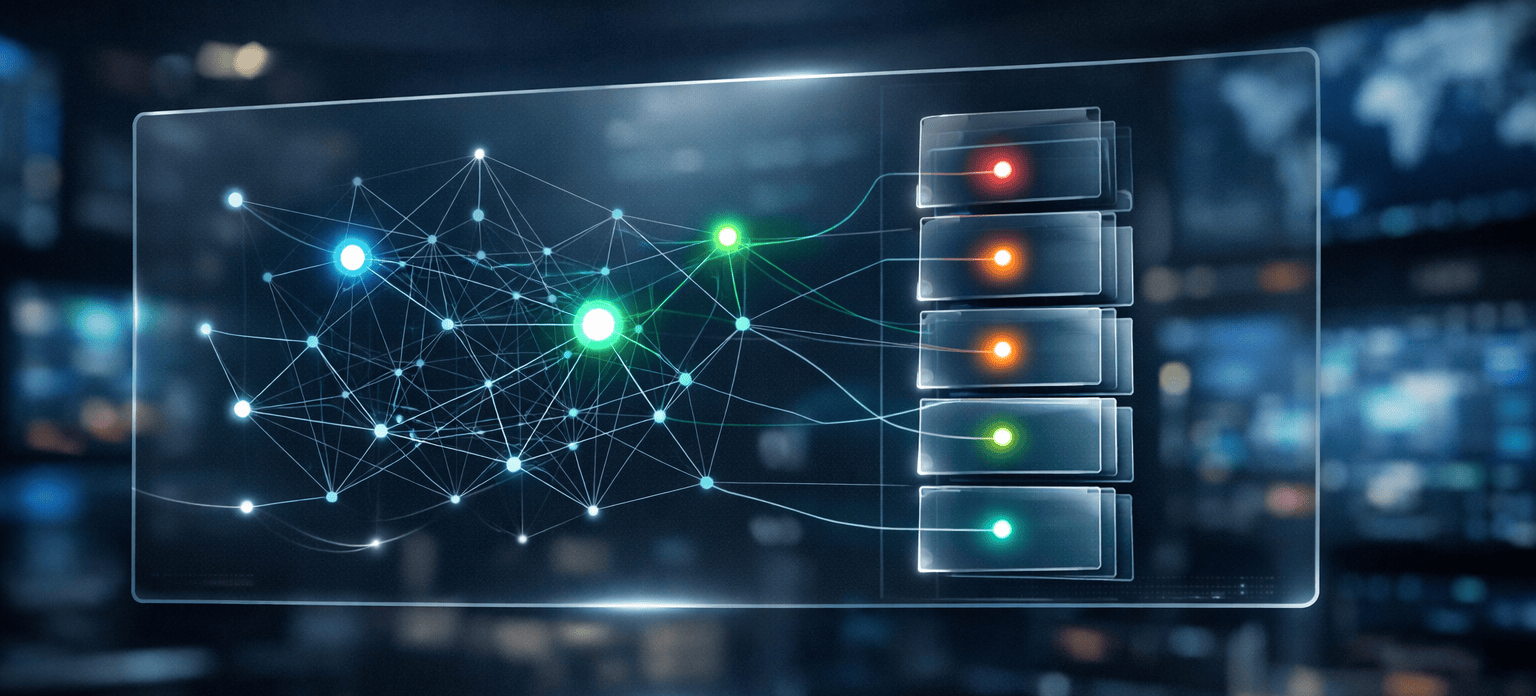 Banner de ciberseguridad que muestra risk scoring y backlog de remediación para priorizar vulnerabilidades por riesgo real