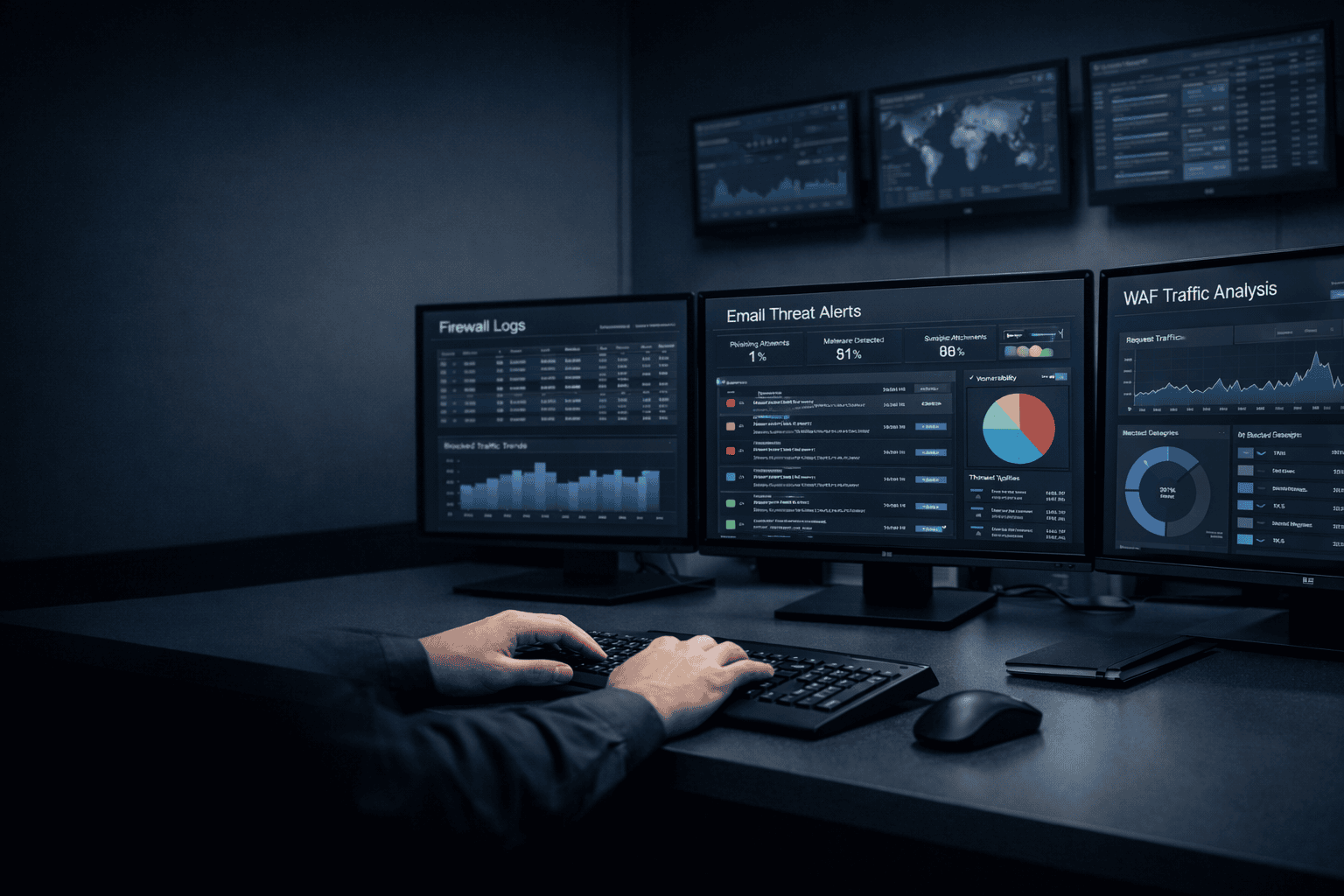 Servicios de ciberseguridad integrados en México — pentesting, WAF, email y gestión de vulnerabilidades
