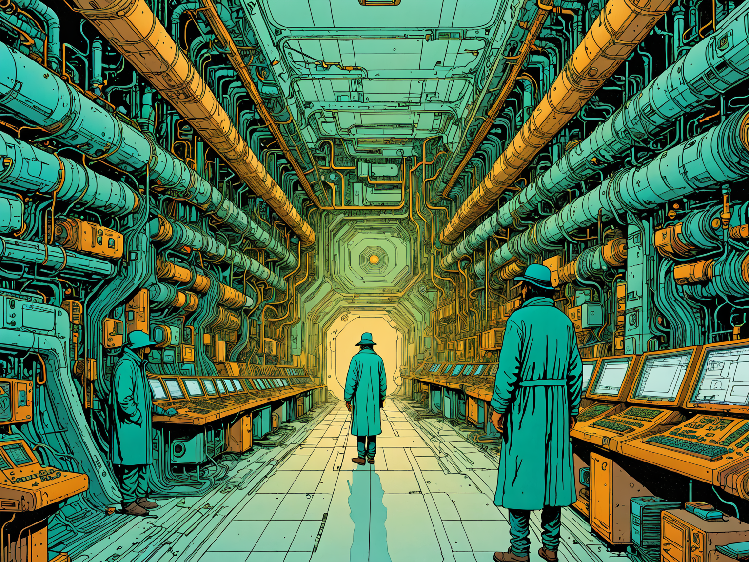 KEV-1 procesando datos masivos de infraestructura comprometida en proyecciones cuánticas