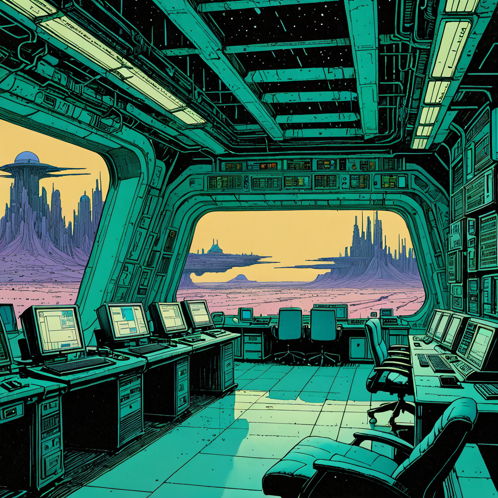 APT40 Leviathan como entidad sombría dominante en estilo graphic novel noir