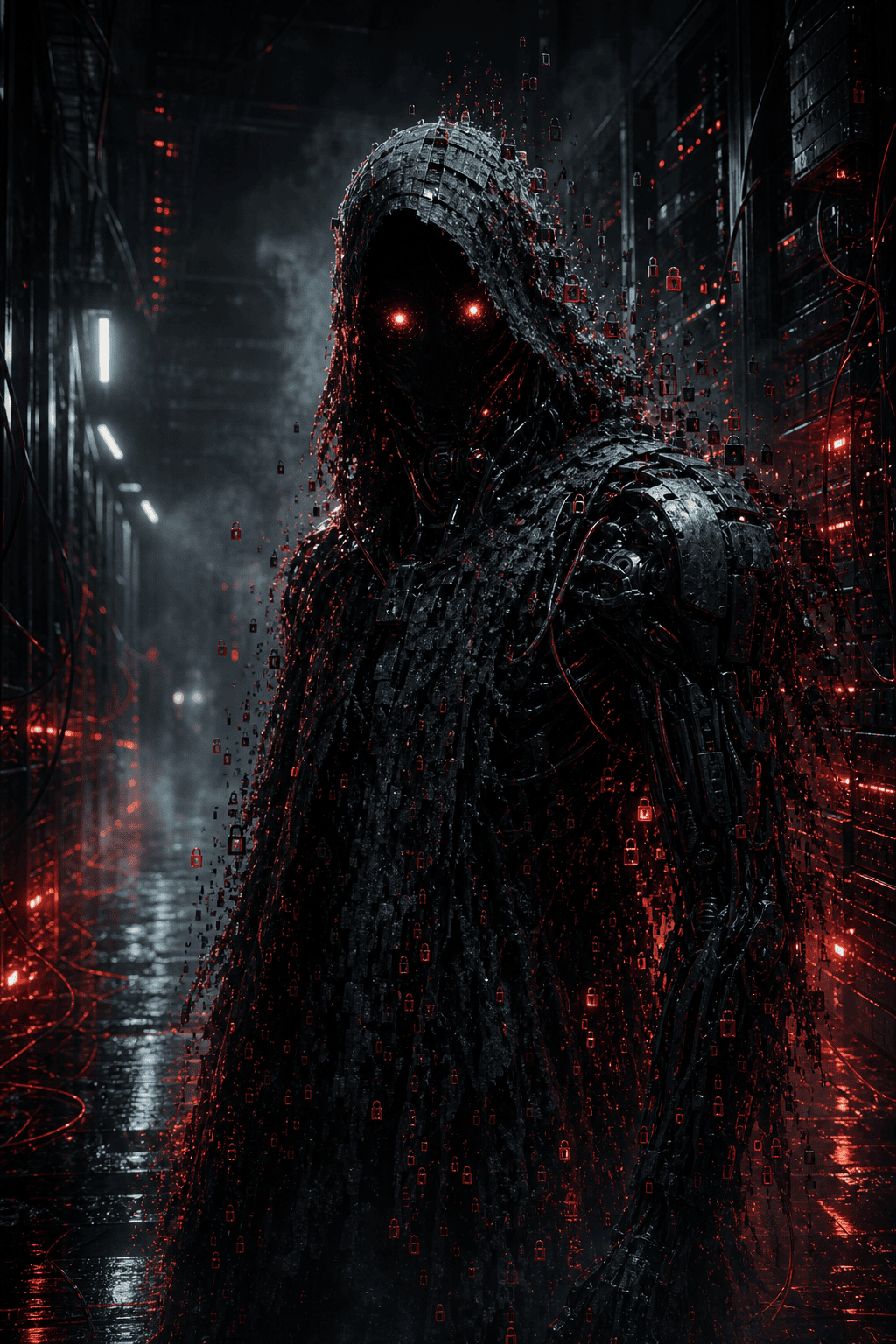 Retrato vertical de Akira como ransomware-as-a-service explotando CVE-2025-2749 en Kentico Xperience Staging Sync Server para persistencia silenciosa hacia infraestructura crítica IT/OT