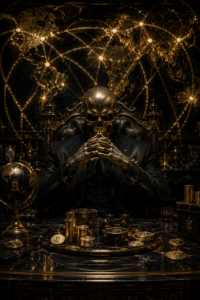 Crypto Drainer Syndicates — retrato villano vertical