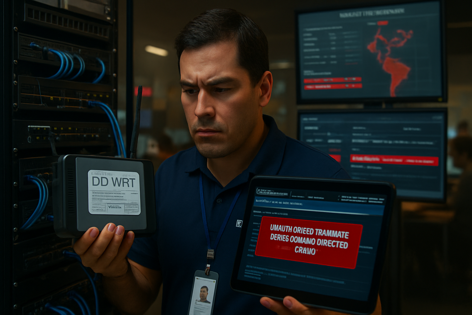 Imagen editorial GEN-071 ZDU: Botnet C0XMO explota routers DD-WRT en redes OT y telco