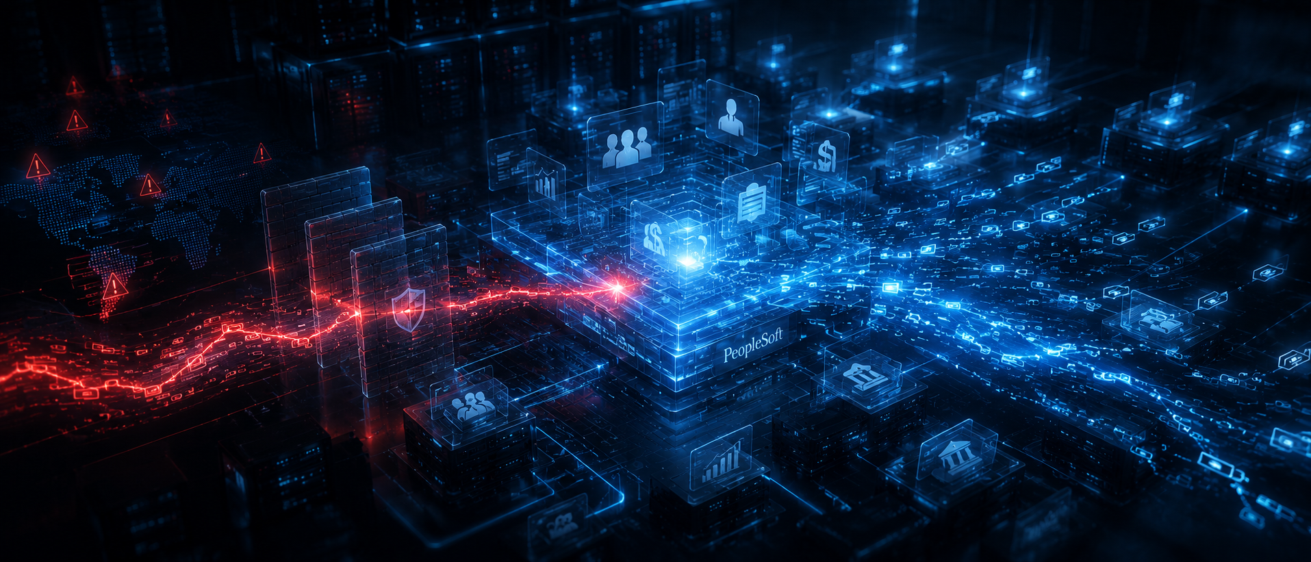 Imagen editorial GEN-072 ZDU: CVE-2026-35273 en PeopleSoft: RCE sin autenticación explotado