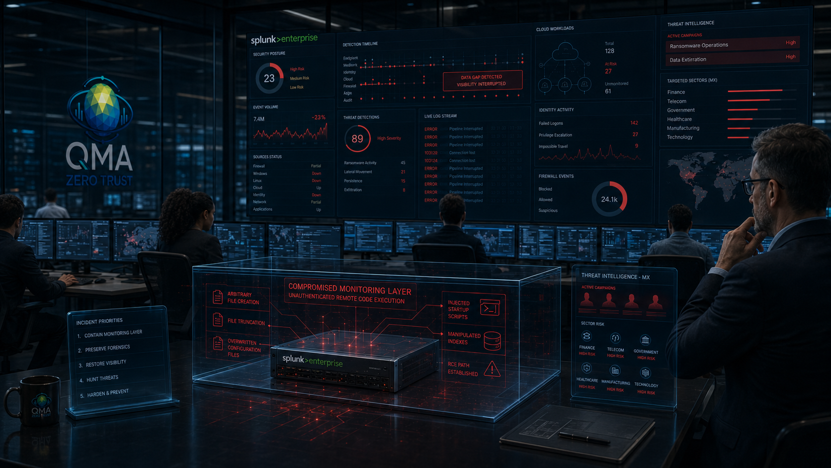 Imagen editorial GEN-076 ZDU: Vulnerabilidad crítica en Splunk Enterprise: RCE sin autenticación