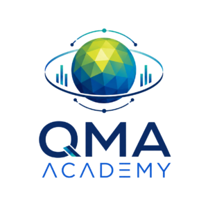 Logotipo QMA Academy version apilada (cuadrada)