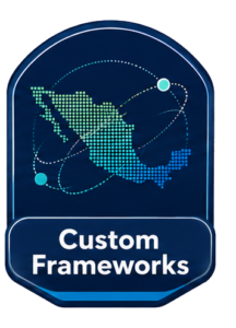 Icono de marcos personalizados de QMA Certeza
