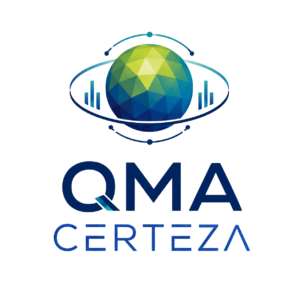 Logotipo QMA Certeza versión apilada (cuadrada)