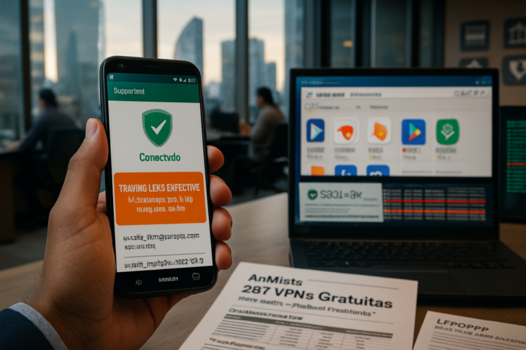 GEN-094 — VPNs gratuitas Android: fuga de tráfico y privacidad móvil