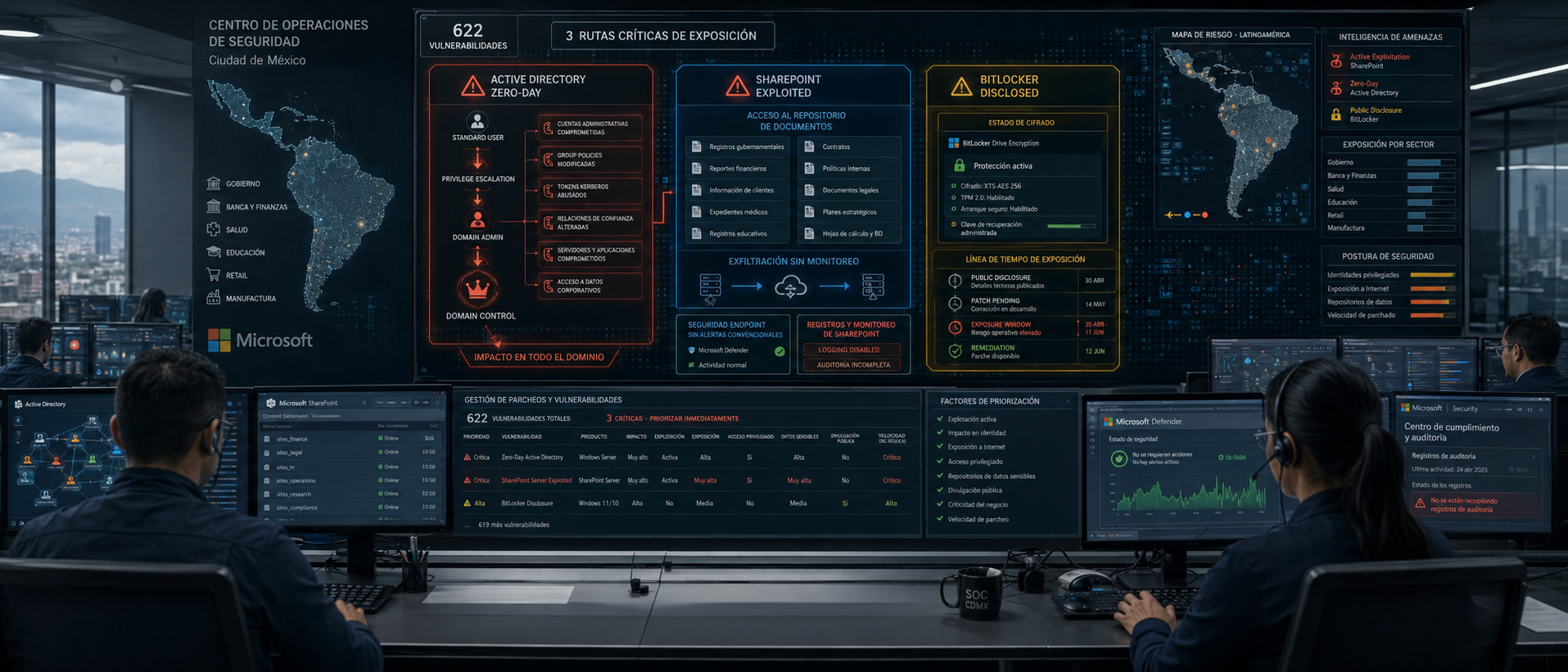 Imagen editorial GEN-096 ZDU: Microsoft parchea 622 vulnerabilidades: dos zero-days activos